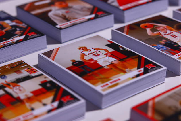 Player Cards Designed and Printed for Kimberly Basketball